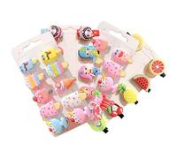 Baby Hair Clips,40Pcs Cute Ice Cream Fruit Mermaid Non-Slip Hair Pins,Girls Hair Accessories Hairpins Barrettes for Kids Girls (D)