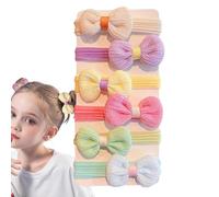 Baby Hair Scrunchies, Baby Girls Hair Elastics | 6 Pieces Soft Flower Hair Bands | Lightweight Baby Hair Bands for Baby Girls Hair Ponytail Holders