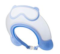 Baby Hair Washing Shield, Waterproof Adjustable Shower Cap, 9.06x9.06x2.76 Inches Soft and Comfortable Design, Easy Shampoo Protection for Girls, Boys, Children Bathing Accessories