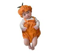Baby Halloween Costume Childs Cutie Baby Pumpkin Halloween Fancy Dress Costume Kids Ghost Boy Costumes 12-18 Months Pumpkin Outfit Kids Newborn Infant Girls Boys Unisex My First Outfit