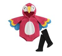 Baby Halloween Costumes Toddler Infant Boy Girl Animal Fruit Pumpkin Christmas Themes Outfits Soft Cute Hooded Romper Daily Play Jumpsuit Babygrow Sleepsuit Leggings Sets (Y Red, 12-18 Months)