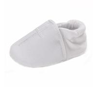 Baby Halloween Shoes Cotton Cross Embroidery Pumpkin Night Glow White