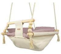 Baby hammock, rocker hammock, baby swing, hammock with quilt (colour: cream, light pink)
