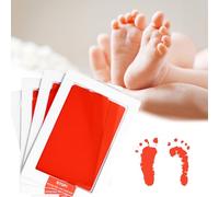 Baby Hand and Footprint Kit 4 Inkless Baby Prints Hands and Feet Clean Touch Baby Handprint Ink Pads Pet Paw Print Kit Mess Free Paw Print Stamp Pad Hand and Foot Print for Newborn Baby