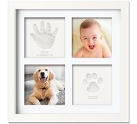 Baby Hand and Footprint Kit - Baby Footprint Kit, Baby Girl Gifts,Baby Boy Gifts,Baby Registry Search,New Baby Shower Gifts for Boys,Girls, Newborn Baby Handprint Footprint Keepsake Kit (Alpine White)