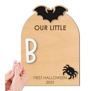 Baby Hand And Footprint Kit - Wooden Keepsake Pad, Craft Ornament Frame, DIY Baby Memory Art | Babys Footprint Handprint Kit for Nursery Christmas Halloween Birth Shower Family Mom Dad Kids Decoration