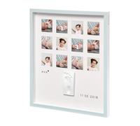 Baby Hand & Foot Plaster Cast Complete Set With Frame For 12 Photos Footprint