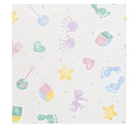 Baby Hand & Foot Prints - Acid Free Tissue Wrapping Paper Sheets 35x45cm (25 Sheets)
