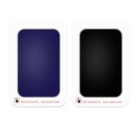 Baby Handprint and Footprint Kit, 2 Sets Baby Framed Photo Kit with 100% Clean-Touch Ink Pad for Newborn Baby, Baby Footprint Kit, Safe Non-Toxic for Feet and Hands, Black, Blue