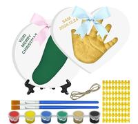Baby Handprint and Footprint Kit - Personalized Clay Keepsake for Newborn Memory, DIY Baby Gift with Non-Toxic Mold, Complete Handmade Baby Keepsake Set for Parents