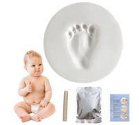 Baby Handprint Footprint Keepsake Kit - Safe Food Grade Clay Imprint Set For Memory Making, Clay Casting Kit For Hands Feet And Paw Prints, Easy To Use And Gentle On Skin | Food Grade Clay