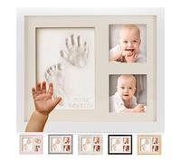 Baby Handprint Footprint Makers Kit Keepsake Photo Framed Pictures for Newborn B