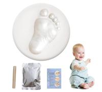 Baby Handprint Kit - Baby Footprint Kit, Baby Keepsake Gift Set | Baby Handprint and Footprint Kit with Frame, Food Grade Handprint Footprint Clay, New Born Baby Gift for First Birthday