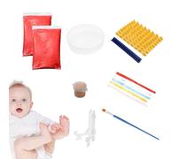 Baby Handprint Kit | Handprint Footprint Ornament Kit | Inkless Hand and Footprint Art Craft Keepsake Capture Memories Hand & Foot