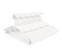 Baby Hangers 80 Pack Baby Coat Hanger for Clothes Kids White Toddler Hanger Plastic