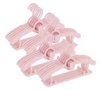 Baby Hangers for Closet 20pcs, HGYZE Pink Kids Clothes Hanger Plastic, 11-14" Adjustable Bulk Perchas for Newborn, Non-Slip Children Outfit Bear Hanger for Girl Boy Toddler Infant Nursery Clothing