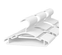 Baby Hangers Kids White Hangers for Closet Plastic Toddler Hangers Infant Clothes Hangers (White, 60PCS)