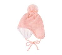 Baby Hat Winter Warm Pom Pom Hats Knit Earflap Beanie Cap for Todder Boys Girls Age 0-4 Years (One Size,Pink)