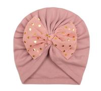 Baby Hat with Bowknot Knot Cute Nursery Beanie Cute Soft Turban Bowknot Turban with Bowknot Solid Color