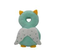 Baby Head Protection Backpack - Soft & Comfortable, Cute Cartoon Design, Blue Owl