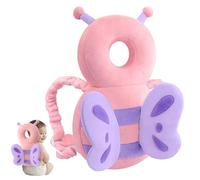 Baby Head Protection, Breathable Baby Head Protective Pads, Baby Head Protection Backpack, for Children from 4 to 24 Months, Soft and Comfortable Head Protection Pad, Cute Bee Style (Pink)