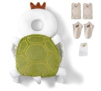 Baby Head Protector Backpack, Adjustable Baby Head Protection Backpack with Baby Knee Pads for Walking & Crawling, Soft, Breathable and Wearing Safety Baby Head Protector