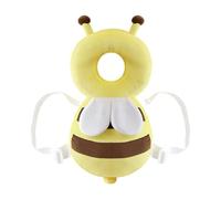 Baby Head Protector Backpack Adjustable Cushion For Toddler Learning Crawling And Walking Stages With Comfortable Design (Yellow, 35x22x5cm)