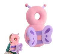 Baby Head Protector Backpack, Adjustable Safety Pads for Toddler Learning Walking, Head Protection Pillow Backpack for 4-24 Months Baby Crawling, Plush Butterfly