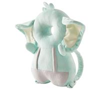 Baby Head Protector Backpack - Breathable Baby Fall Protection Cute Head Cushion for Toddlers, Elephant 12x8 Inch