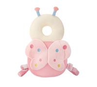 Baby Head Protector Backpack, Soft Cotton Padded Toddler Head Protection Cushion Adjustable Lightweight Plush Animal Safety Backpack, for Babies Learning to Walk Sitting Playing At Home Butterfly