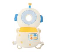 Baby Head Protector Backpack, Soft Cotton Padded Toddler Head Protection Cushion Adjustable Lightweight Plush Animal Safety Backpack, for Babies Learning to Walk Sitting Playing At Home Astronaut