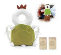 Baby Head Protector Backpack with Knee Pads Baby Back Head Protector | The baby won't resist, For toddlers learning to crawl and walk, Breathable, tortoise