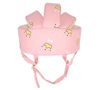 Baby Head Protector Toddler Safety Helmet Infant Crawling Walking Protective Cap Anti-Fall Anti-Collision Helmet Cotton Breathable Protection Hat with Adjustable Chin Strap for Child Age 8-36 Months