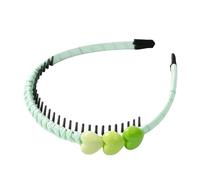 Baby Headband Anti-Slip - Toothed Comb Soft 3D Heart Flower Decoration, Toddler Hair Hoop Accessory