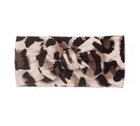 Baby Headband - Leopard Adjustable Headbands, Wide Leopard Hair Accessories for Babies, Leopard Hair Turban Head Wraps, Soft Stretchy Bows Headband for New-born Baby Girls for 0-2 Years Old