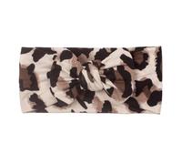 Baby Headband with Bow - Wearable Wide Leopard Print Headband for Girls and Kids | Soft Stretchy Animal Print Headband Baby Headwear for Newborn