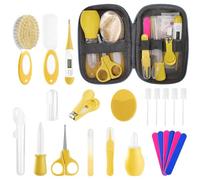 Baby Healthcare and Grooming Kit for Newborn Kids, 24PCS Upgraded Safety Baby Care Kit, Newborn Nursery Health Care Set, Baby Care Products (Yellow)