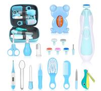 Baby Healthcare and Grooming Kit, Portable Baby Safety Care Set, Baby Essentials kit for Newborn (Blue 26 in 1)