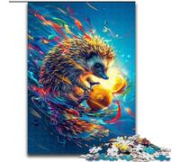 Baby Hedgehog JigsawPuzzle 1000 Pieces for Teenagers, Educational Games Home Decoration Birthday Present, Gifts, Wall Art (26x38cm)