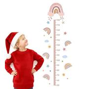 Baby Height Growth Chart,Baby Growth Chart,Wall Hanging Height Measuring Ruler,Wall Hanging Growth Chart,Animal Height Chart Wall Sticker for Kids,Removable Wall Decoration,50-180CM (Pink)