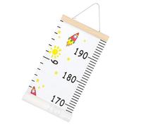 Baby Height Growth Chart Wall | Decorative Height Chart | Reusable Growth Tracker with Lanyard Decorative for Parenting Tool Home Family Home Playroom