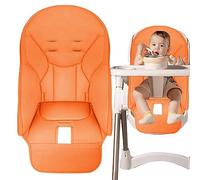 Baby High Chair Cover, Baby High Chair Cushion Cover, Breathable High Chair Pad, Comfortable Baby Dining Chair Seat Cushion for Peg Perego, Baoneo, Kosmic Jan (orange)