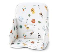 Baby high Chair Cushion seat Reducer Reinforced Side Walls Insert | Soft cover for Chicco Polly plastic water repellent non slip skin friendly padded seat cushion insert universal Safari