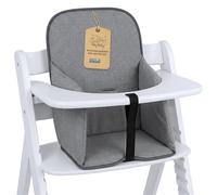 Baby high Chair Cushion seat Reducer Reinforced Side Walls Insert | Soft cover for Chicco Polly plastic water repellent non slip skin friendly padded seat cushion insert universal Gray