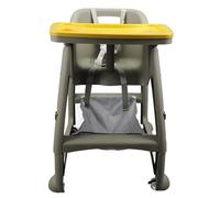 Baby Highchair, Children Dining Chair Multifunctional Double Layer Dinner Plate Children High Stool Dining Chair with Snap-in Design for Effective Storage