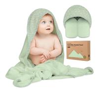 Baby Hooded Towel - Viscose from Bamboo Baby Towel, Infant Towels, Large Hooded Towel, Organic Baby Bath Towel with Hood for Girls, Babies, Newborn Boys, Toddler(Dinos)
