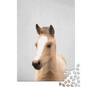 Baby Horse Colorful Paper Jigsaw Puzzles for Adults 1000 Piece Puzzles Rectangular Puzzle And Home Decor And Family Game 1000pcs (38x26cm)