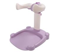 Baby Hug Bath Tower Non Slip Baby Shower Stand, Adjustable Infant Bath Support Aid, Lightweight Silicone Toddler Bath Stand, Multifunctional Baby Bath Stand for Bathroom (Purple)