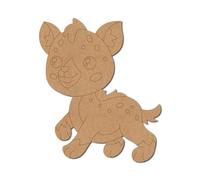 Baby Hyena Pre Marked Craft Shape 1 - Premium MDF & Plywood Embellishments Laser Cut Craft Shapes for Scrapbooking, Card Making, DIY Decor, Weddings & Personalized Projects
