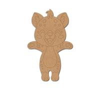 Baby Hyena Pre Marked Craft Shape 2 - Premium MDF & Plywood Embellishments Laser Cut Craft Shapes for Scrapbooking, Card Making, DIY Decor, Weddings & Personalized Projects